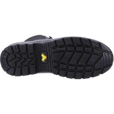 Amblers 308C Metal Free Safety Boots Black 3#colour_black