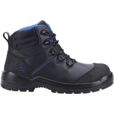 Amblers 308C Metal Free Safety Boots Black 4#colour_black