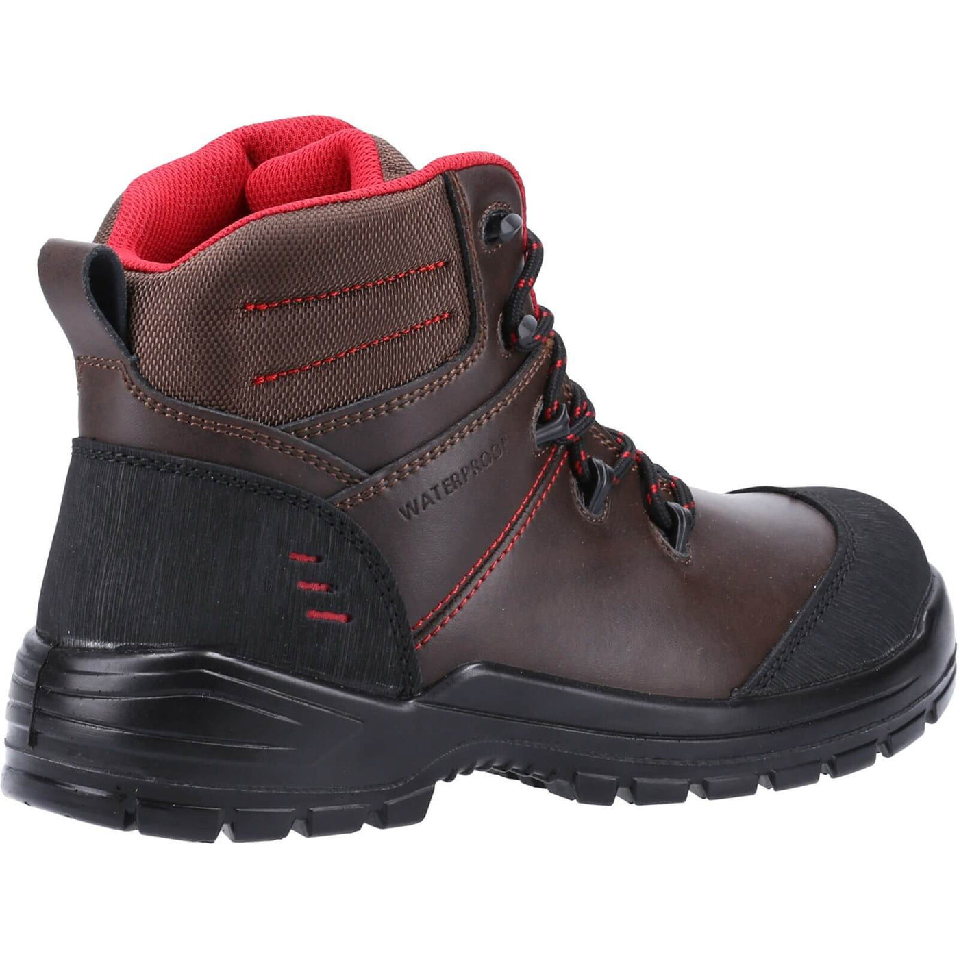 Amblers 308C Metal Free Safety Boots Brown 2#colour_brown