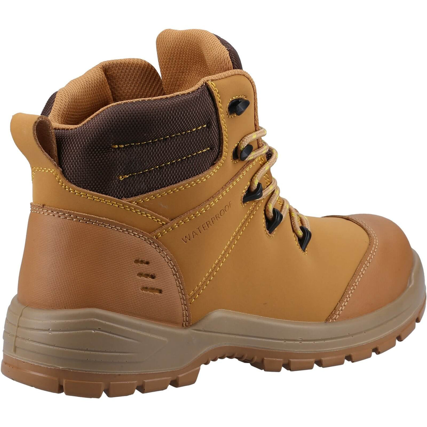 Amblers 308C Metal Free Safety Boots Honey 2#colour_honey