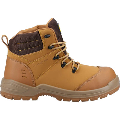 Amblers 308C Metal Free Safety Boots Honey 4#colour_honey