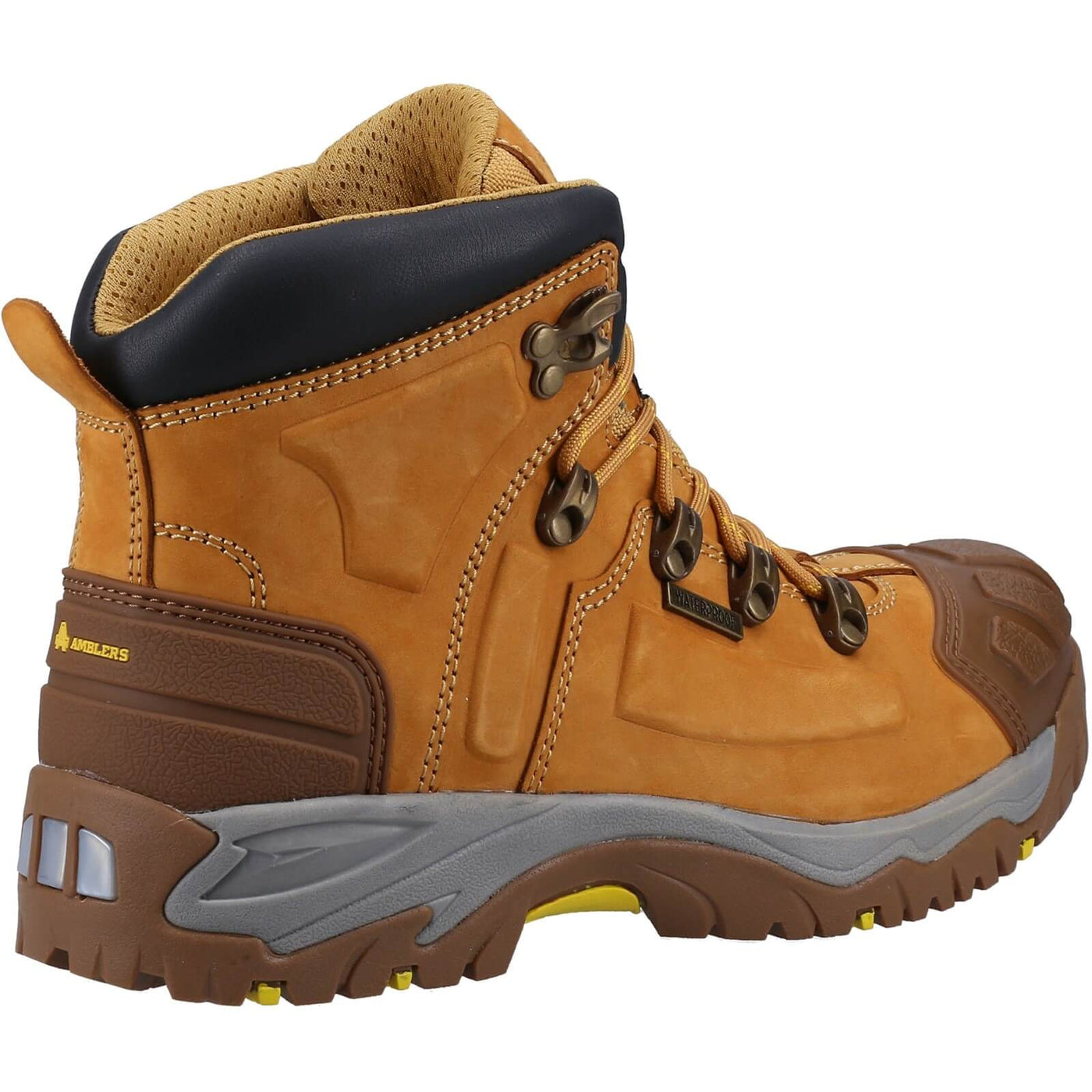 Amblers 33 Waterproof Safety Boots Honey 2#colour_honey