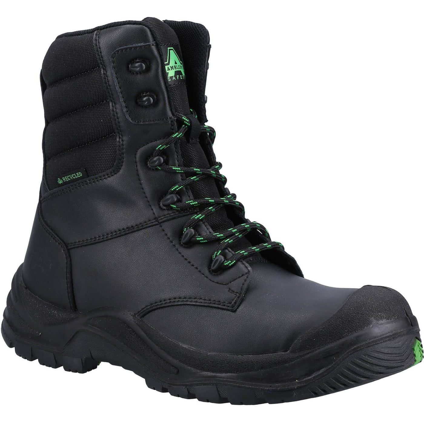 Amblers 503 Elder Safety Boots Black 1#colour_black