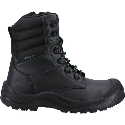 Amblers 503 Elder Safety Boots Black 4#colour_black