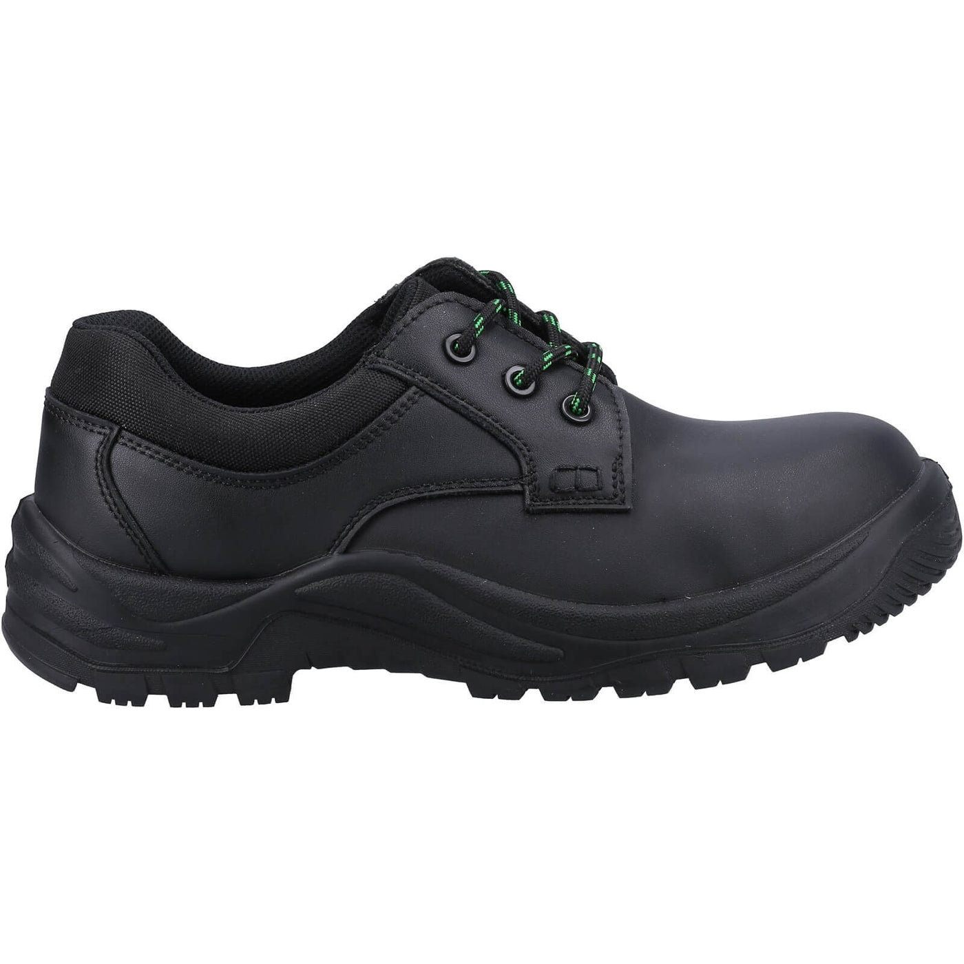 Amblers 504 Metal-Free Safety Shoes Black 4#colour_black