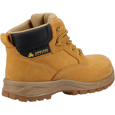 Amblers 605C KIRA Womens Metal-Free Safety Boots Honey 2#colour_honey