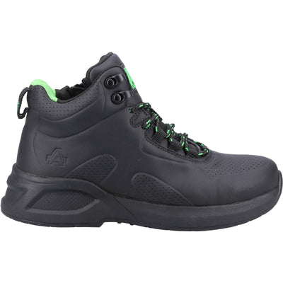 Amblers 611 Womens Safety Boots Black 4#colour_black