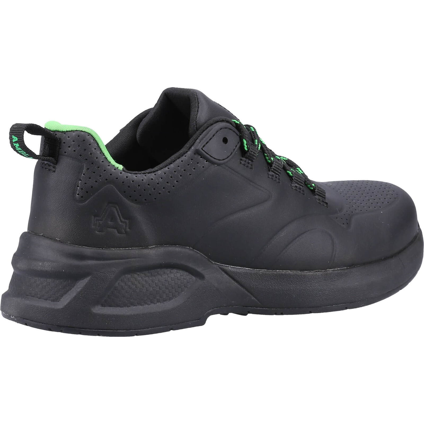 Amblers 612 Womens Safety Trainers Black 2#colour_black