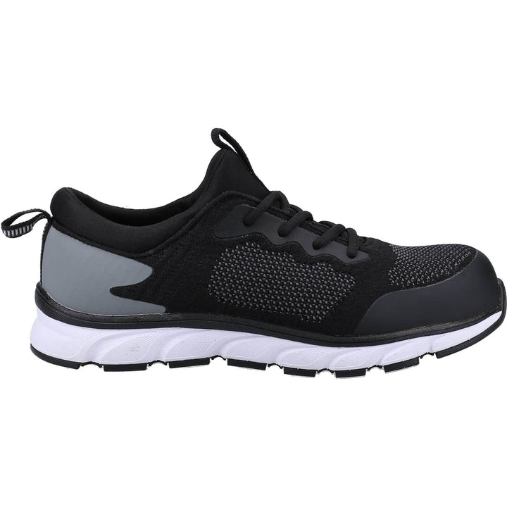 Amblers 718 Safety Trainers Black 4#colour_black