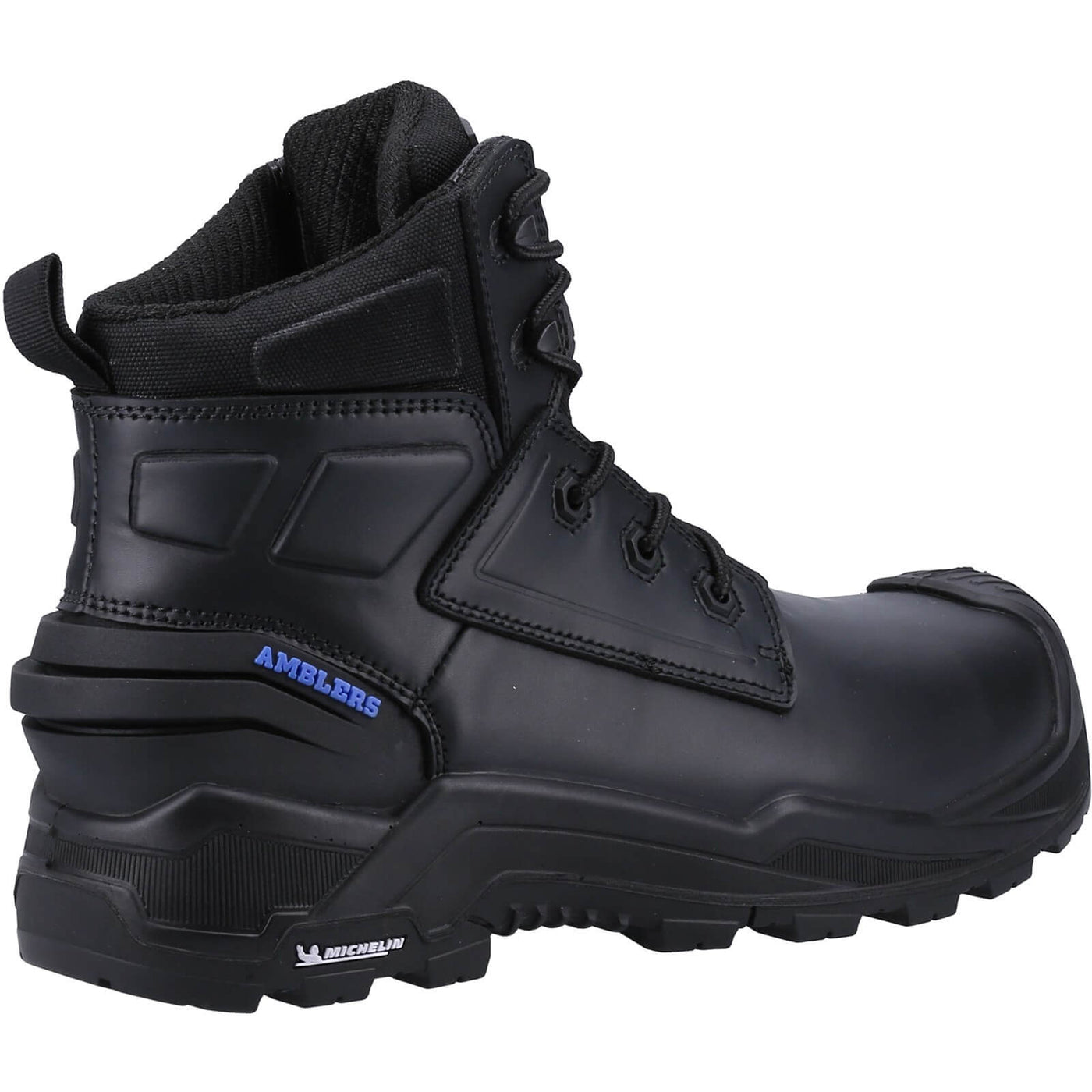 Amblers 980C Metal-Free Waterproof Safety Boots Black 2#colour_black