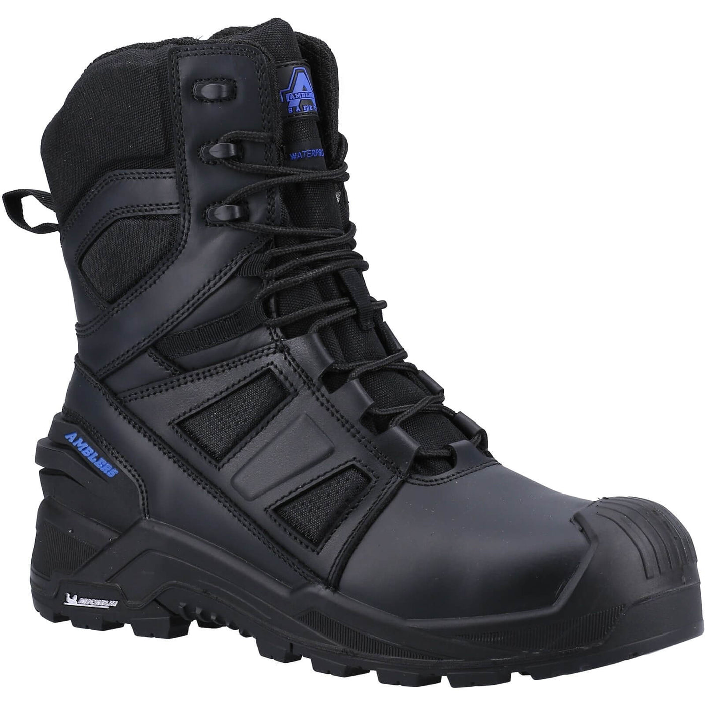 Amblers 981C Metal-Free Waterproof Safety Boots Black 1#colour_black