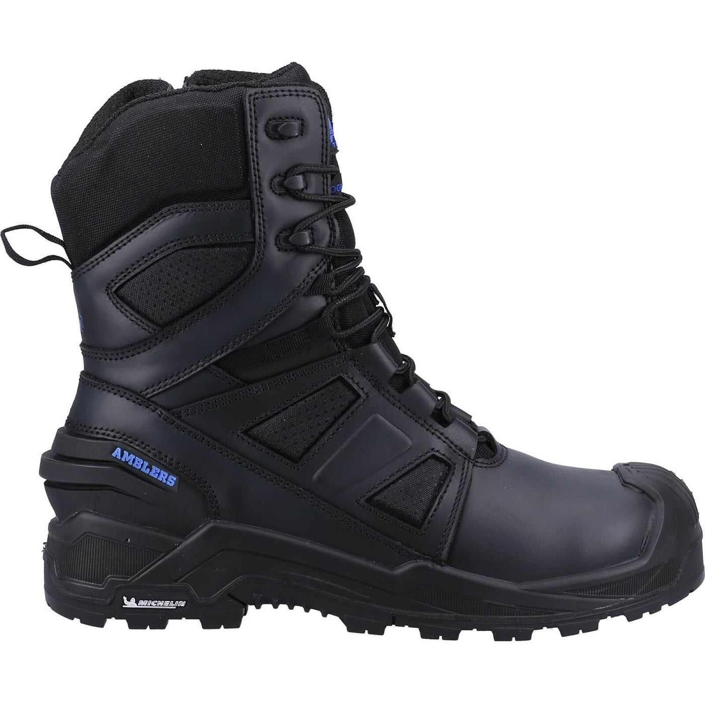 Amblers 981C Metal-Free Waterproof Safety Boots Black 4#colour_black