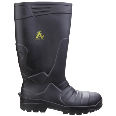 Amblers AS1006 Full Safety Wellington Boots Black 4#colour_black