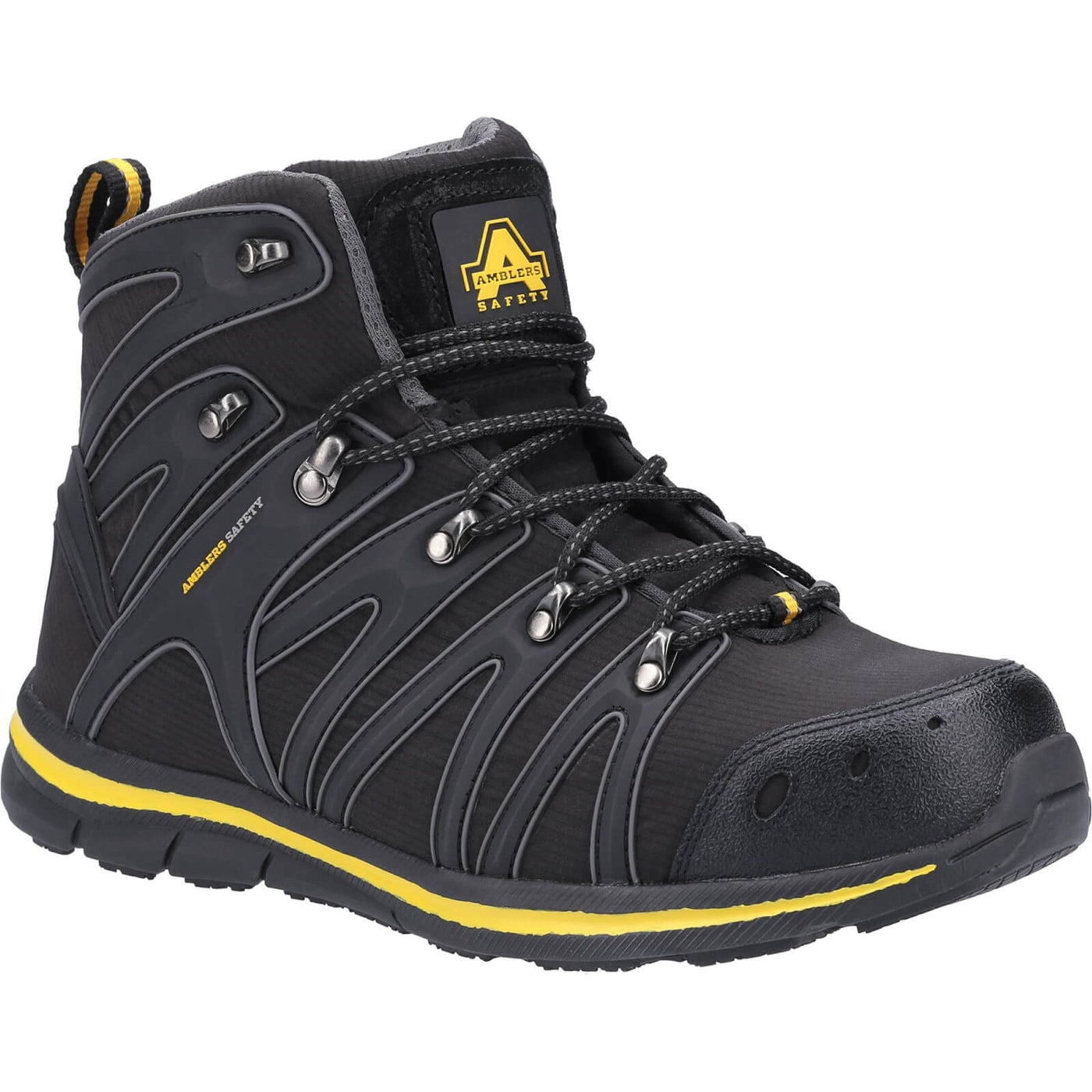 Amblers AS254 Safety Boots Black 1#colour_black