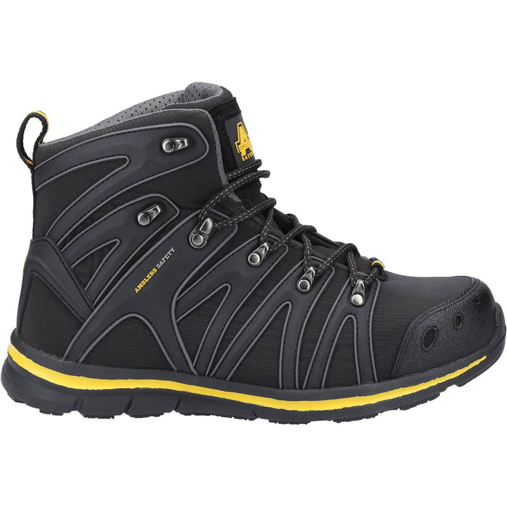 Amblers AS254 Safety Boots Black 4#colour_black