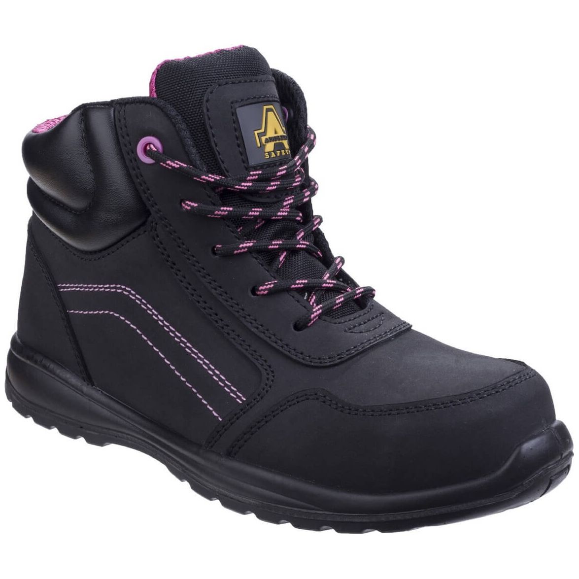Amblers AS601 Lydia Composite Side-Zip Safety Boots -Black-5
