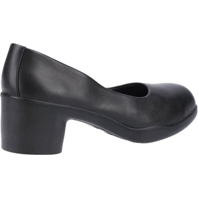 Amblers AS607 Brigitte Ladies Safety Court Shoes Black 2#colour_black