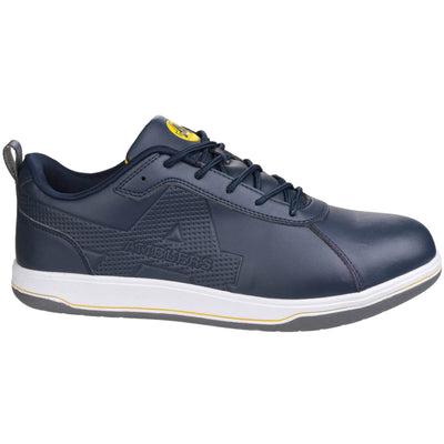 Amblers AS709 Ettrick Vegan Anti-static Lace-up Safety Trainers Navy 5#colour_navy