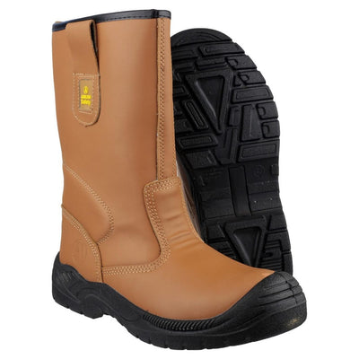 Amblers FS142 Safety Rigger Boots-Tan-3