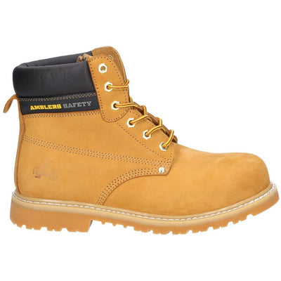 Amblers FS7 Goodyear Welted Safety Boots-Honey-5