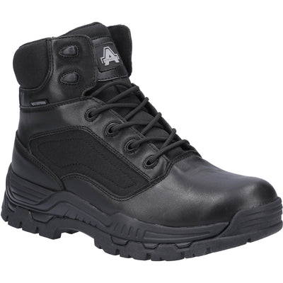 Amblers Mission Waterproof Occupational Boots Black 1#colour_black