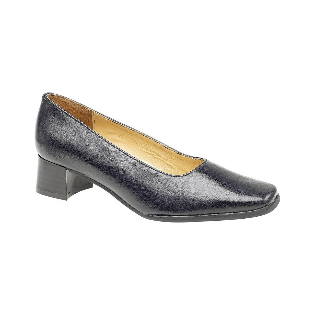 Amblers Walford Court Shoes -Navy-5