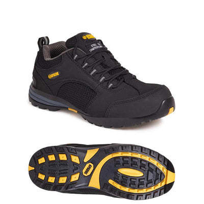 Apache AP318SM Black Safety Trainers Black Top and Bottom #colour_black