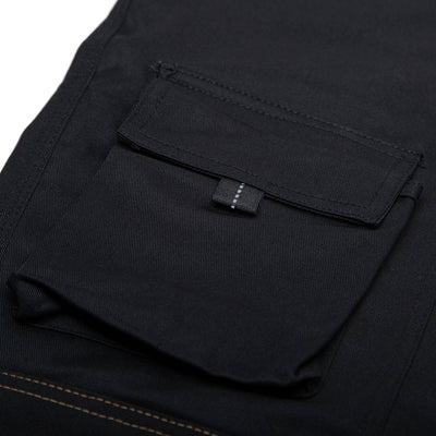 Apache APKHT Black Holster Pocket Knee Pad Trousers Black Detail 1 #colour_black
