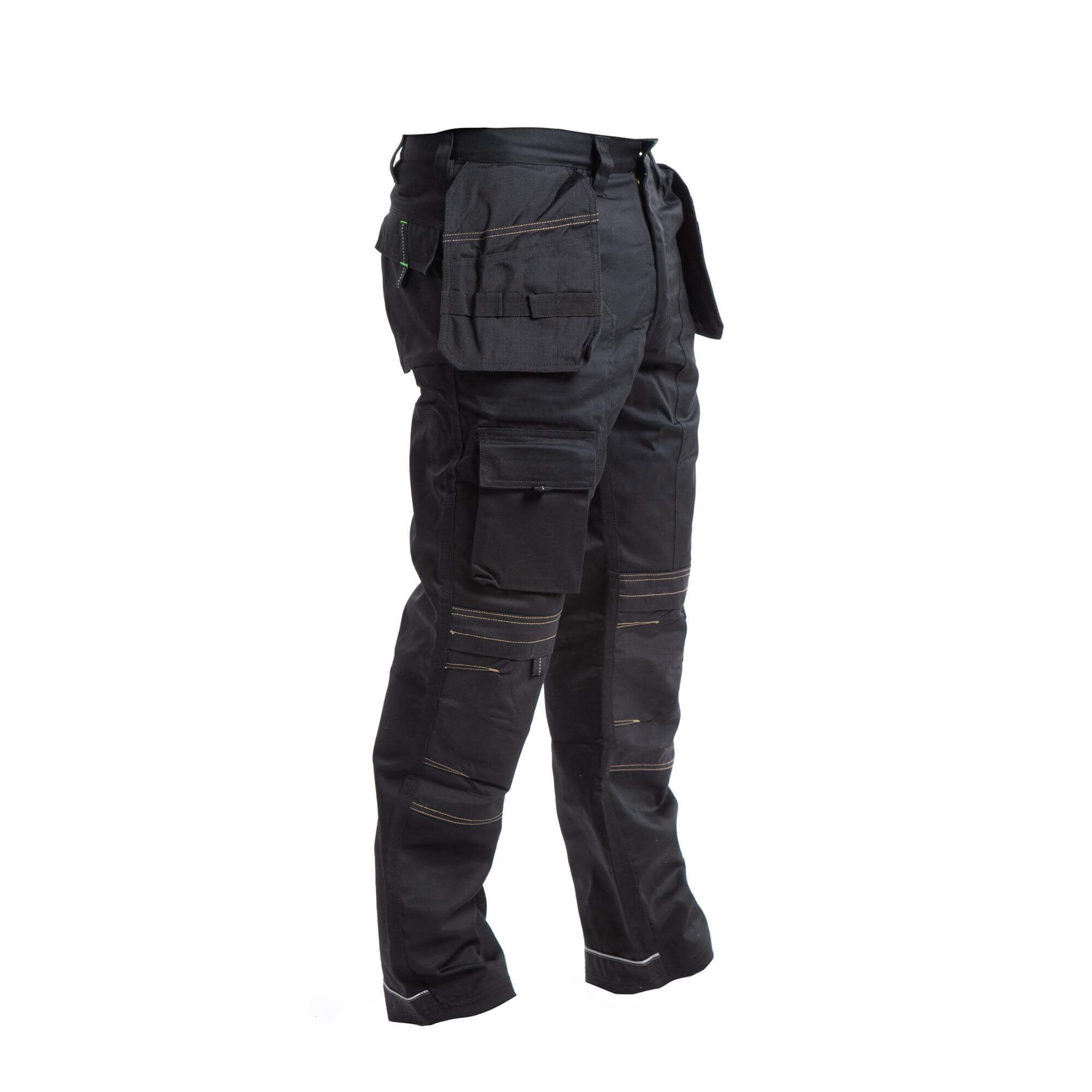 Apache APKHT Black Holster Pocket Knee Pad Trousers Black Side 1 #colour_black