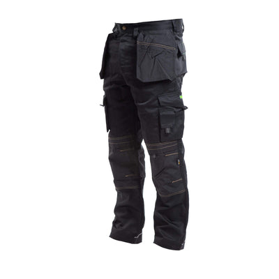 Apache APKHT Black Holster Pocket Knee Pad Trousers Black Side 2 #colour_black