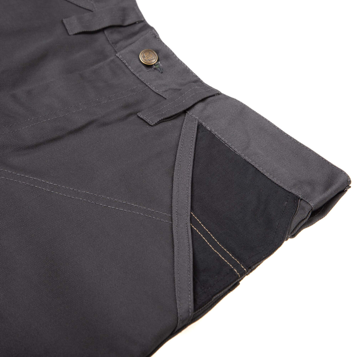 Apache APKHT Black Holster Pocket Knee Pad Trousers Grey Black Detail 2 #colour_grey-black