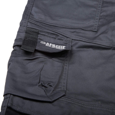 Apache ATS 3D Holster Pocket Stretch Trousers Grey Detail 2 #colour_grey