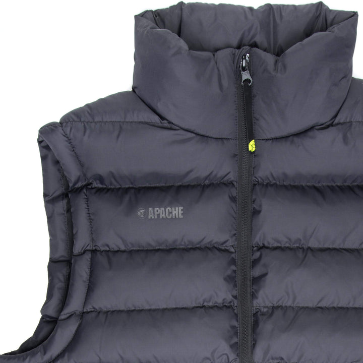 Apache ATS Quilted Work Gilet Black Detail 1 #colour_black