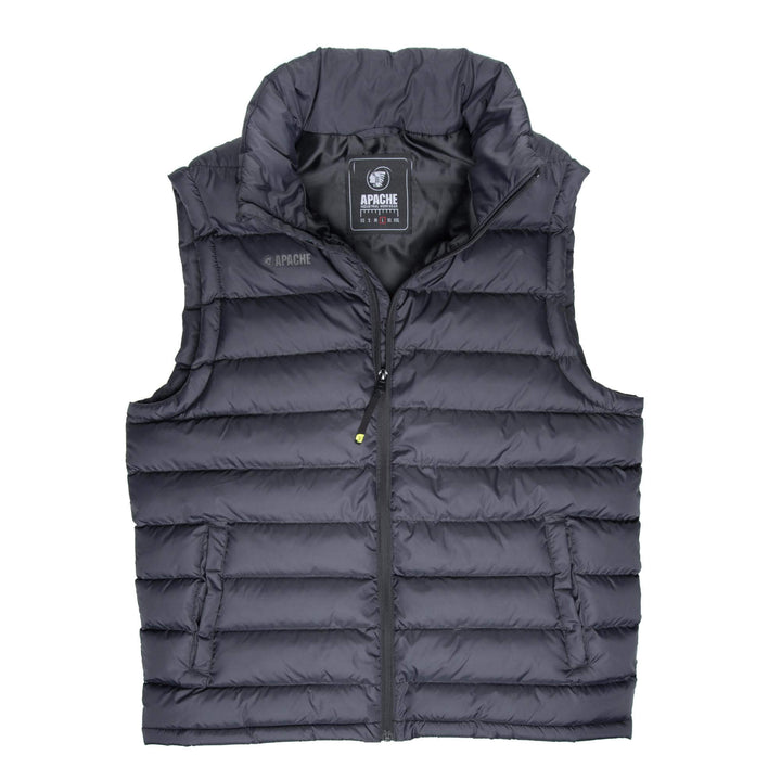 Apache ATS Quilted Work Gilet Black Main #colour_black