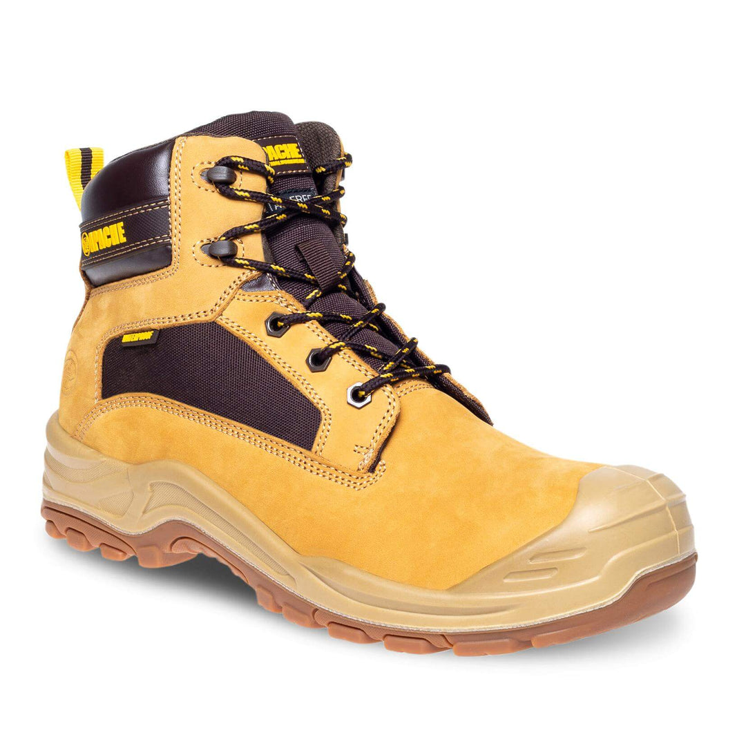 Apache Arizona Honey Nubuck Metal Free Waterproof Safety Boots Honey Main #colour_honey