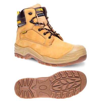 Apache Arizona Honey Nubuck Metal Free Waterproof Safety Boots Honey Top and Bottom 1 #colour_honey