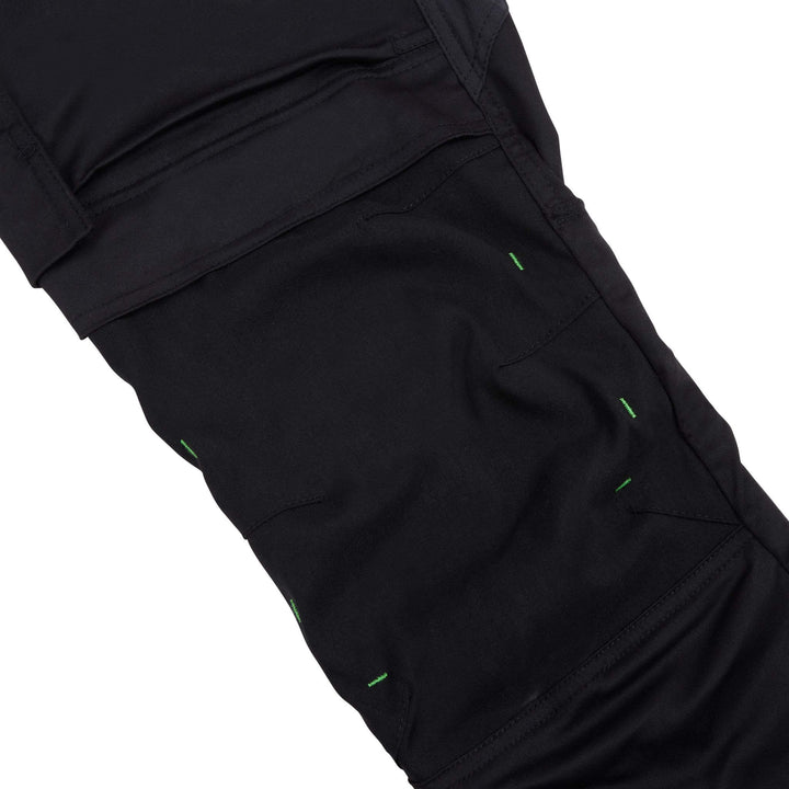 Apache Bancroft Slim Fit Stretch Holster Pocket Trousers Black Detail 7 #colour_black