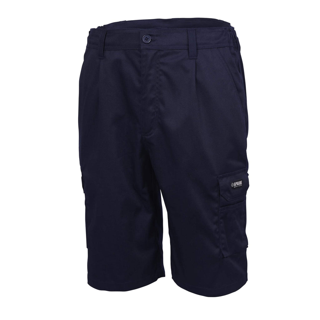 Apache Banff Navy Cargo Shorts Navy Detail 3 #colour_navy