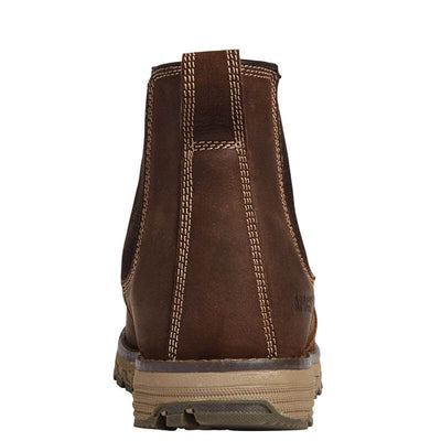 Apache Flyweight Brown Water Resistant Dealer Safety Boots Brown Heel #colour_brown