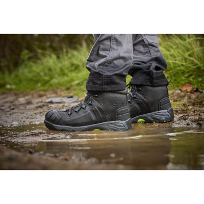 Apache Mercury Black Metal Free Waterproof Safety Boots Black Model 2 #colour_black