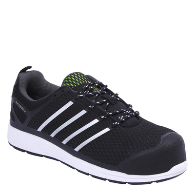 Apache Motion Waterproof Sports Safety Trainers Black Main #colour_black