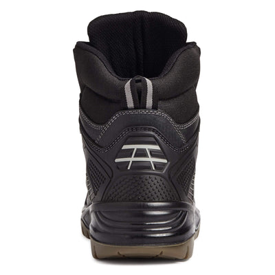 Apache RANGER Black Waterproof Safety Hiker Boots Black Heel #colour_black