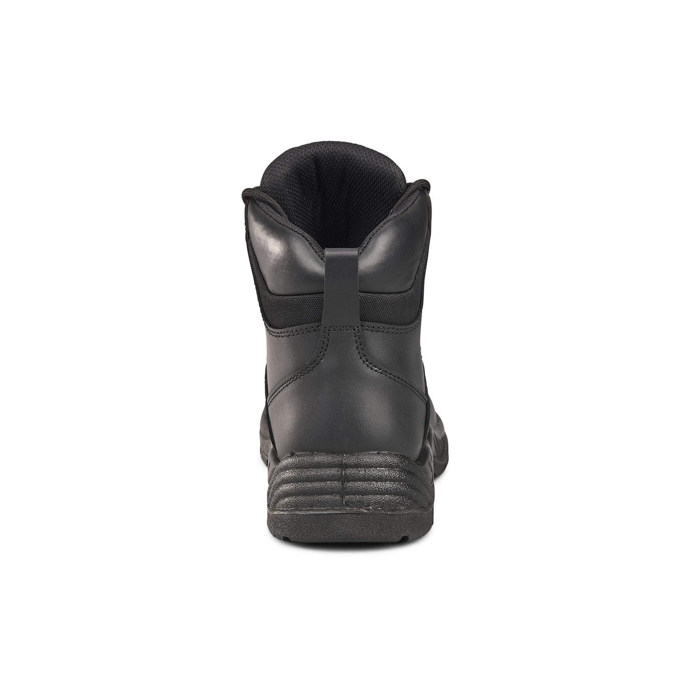 Apache SS812SM Black Waterproof Safety Hiker Boots Black Heel #colour_black