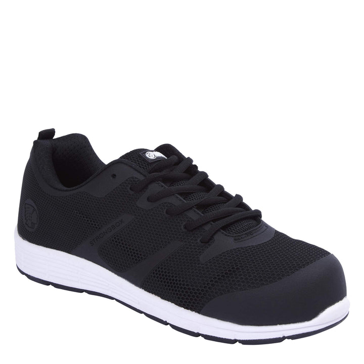 Apache Vault Black Lightweight Sports Safety Trainers Black Main #colour_black