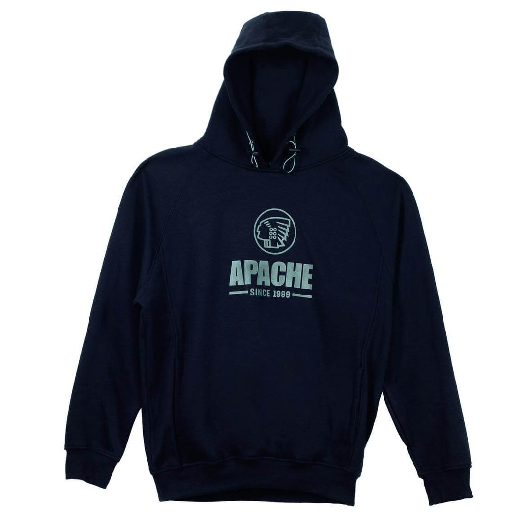 Apache Zenith Heavyweight Hoodie Black Main #colour_black