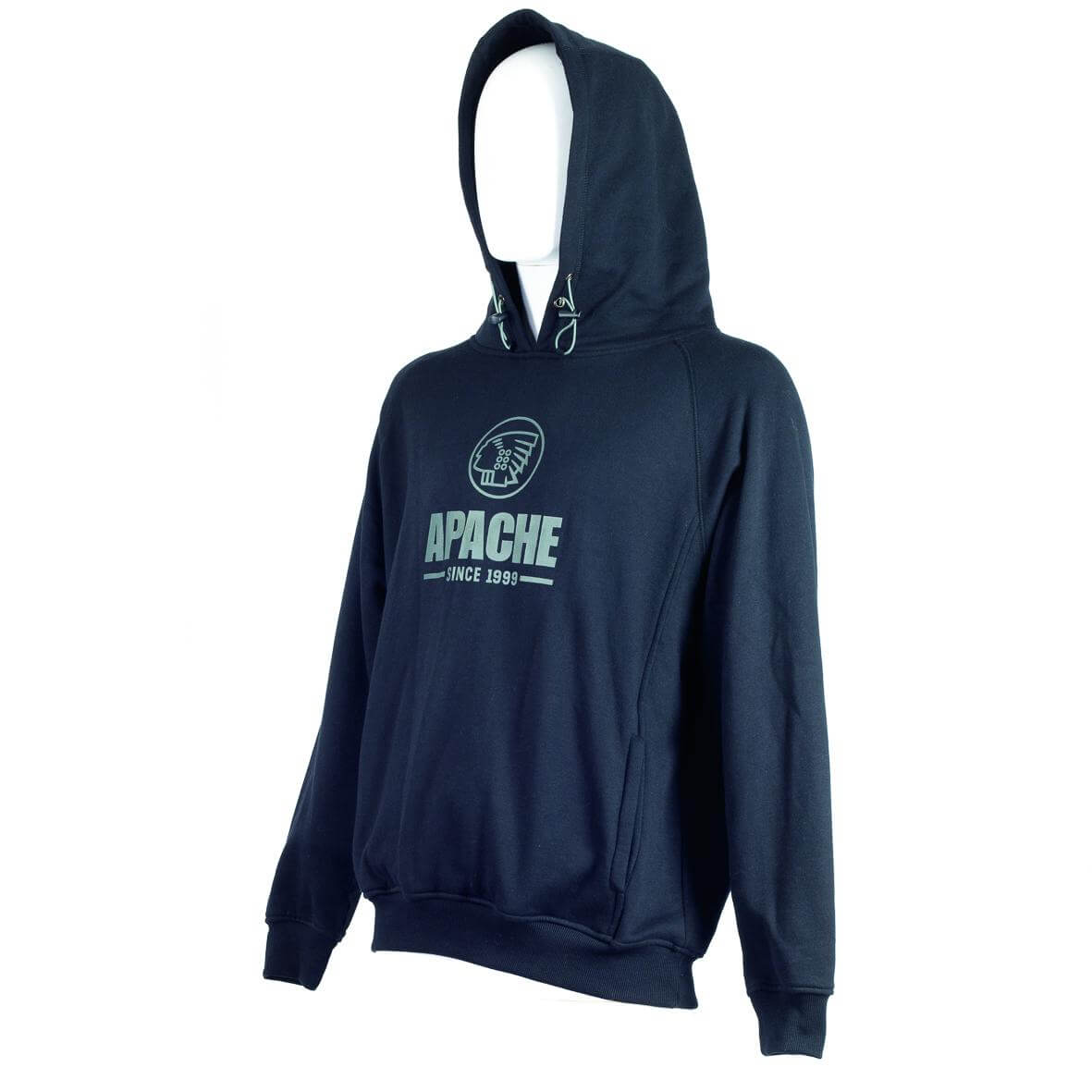 Apache Zenith Heavyweight Hoodie Black Side 2 #colour_black