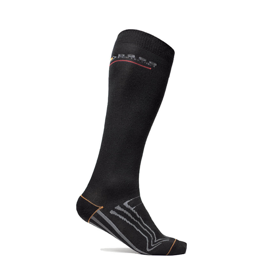 Base 600 Long Work Socks Black/Grey 1#colour_black-grey