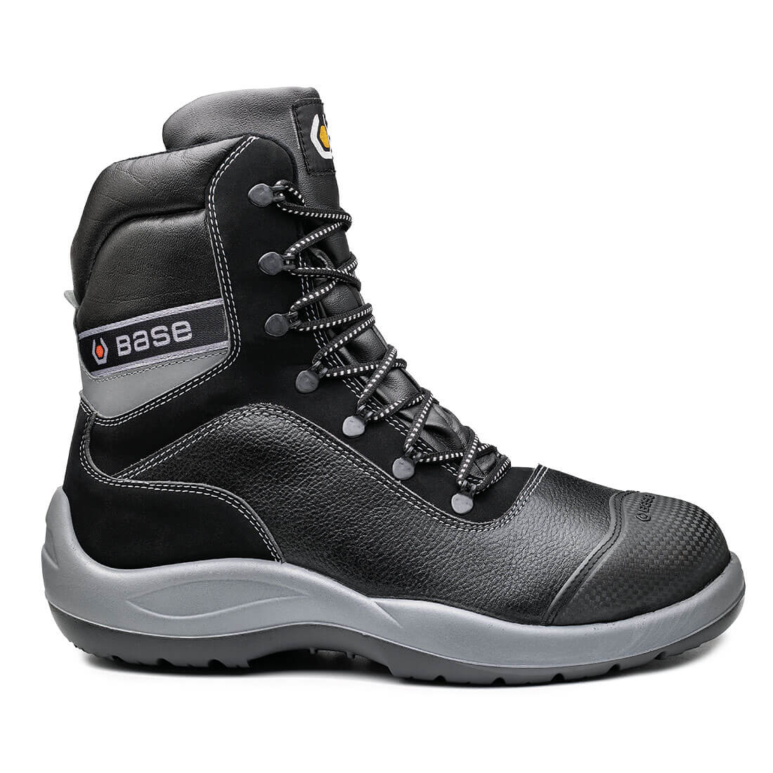 Base Bach Toe Cap Work Safety Boots Black 1#colour_black