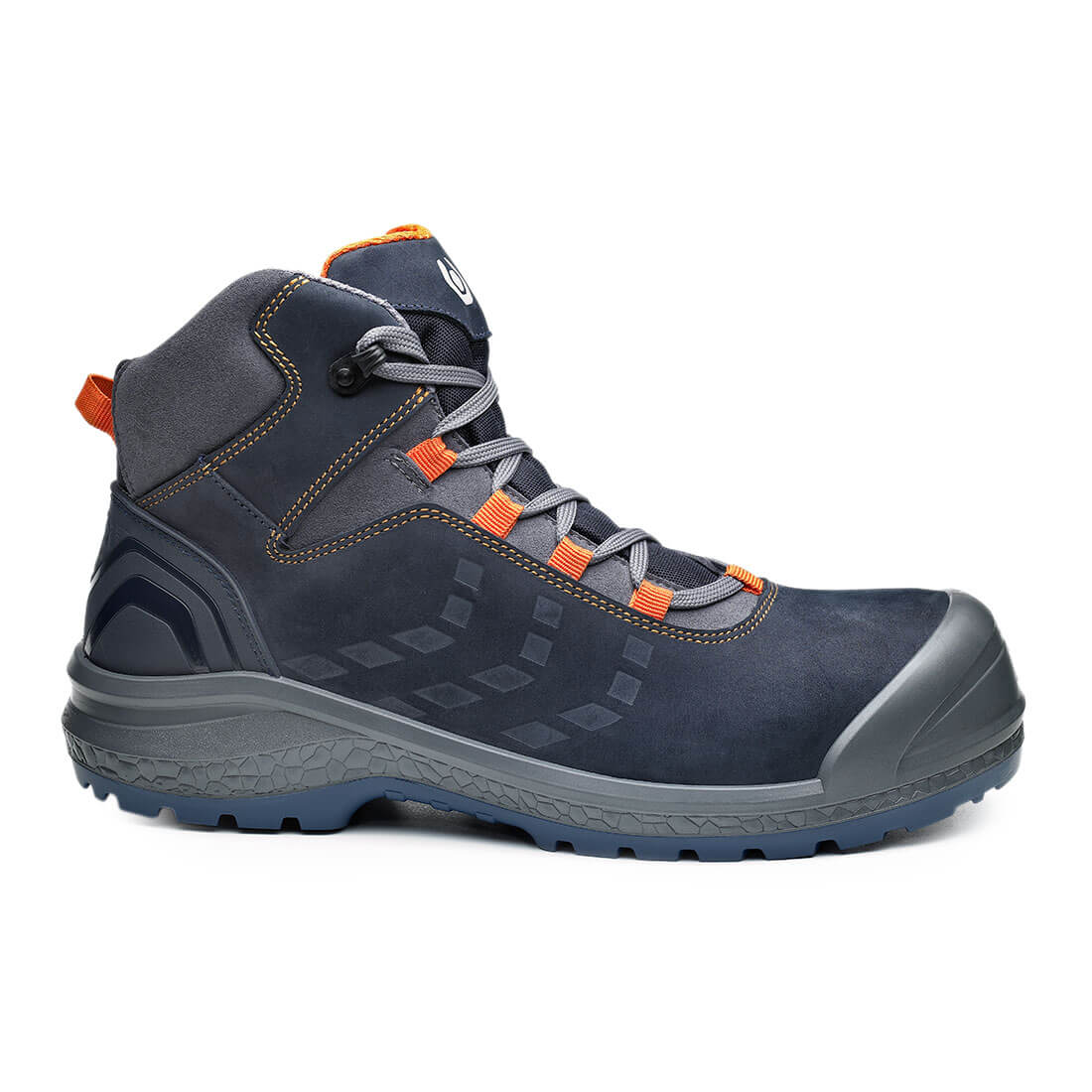 Base Be-Dynamic Toe Cap Work Safety Boots Black/Orange 1#colour_black-orange