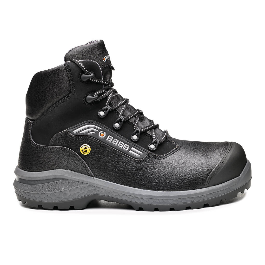 Base Be-Easy Top Toe Cap Work Safety Boots Black 1#colour_black